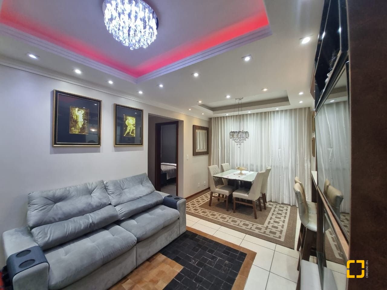 Apartamento com 60m², 2 quartos, 1 garagem, no bairro Fazenda Santo Antônio em São José