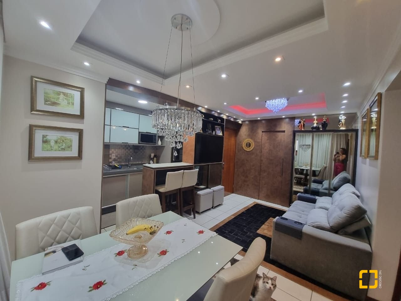 Apartamento com 60m², 2 quartos, 1 garagem, no bairro Fazenda Santo Antônio em São José