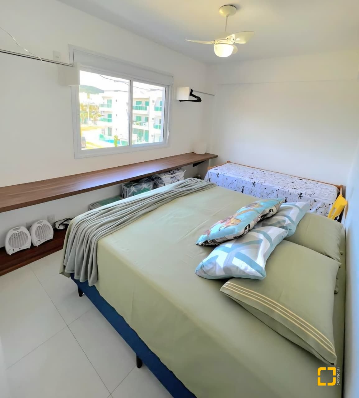 Apartamento com 83m², 2 quartos (sendo 2 suítes), 1 garagem, no bairro Palmas em Governador Celso Ramos