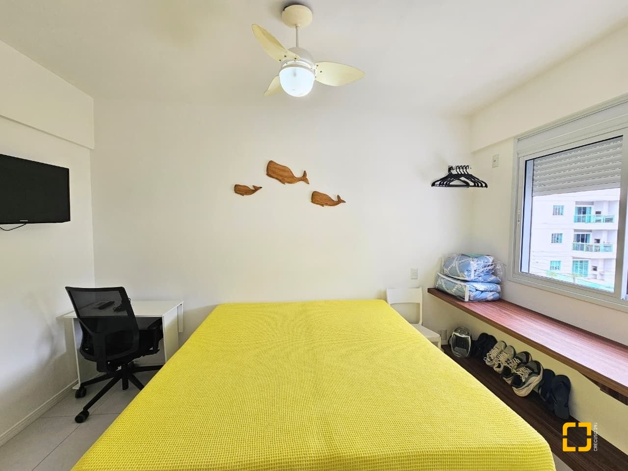 Apartamento com 83m², 2 quartos (sendo 2 suítes), 1 garagem, no bairro Palmas em Governador Celso Ramos