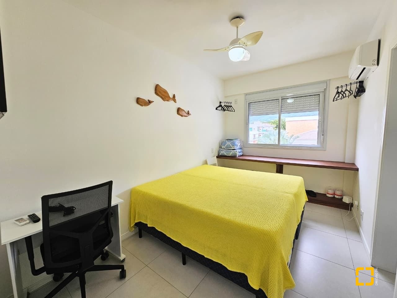 Apartamento com 83m², 2 quartos (sendo 2 suítes), 1 garagem, no bairro Palmas em Governador Celso Ramos