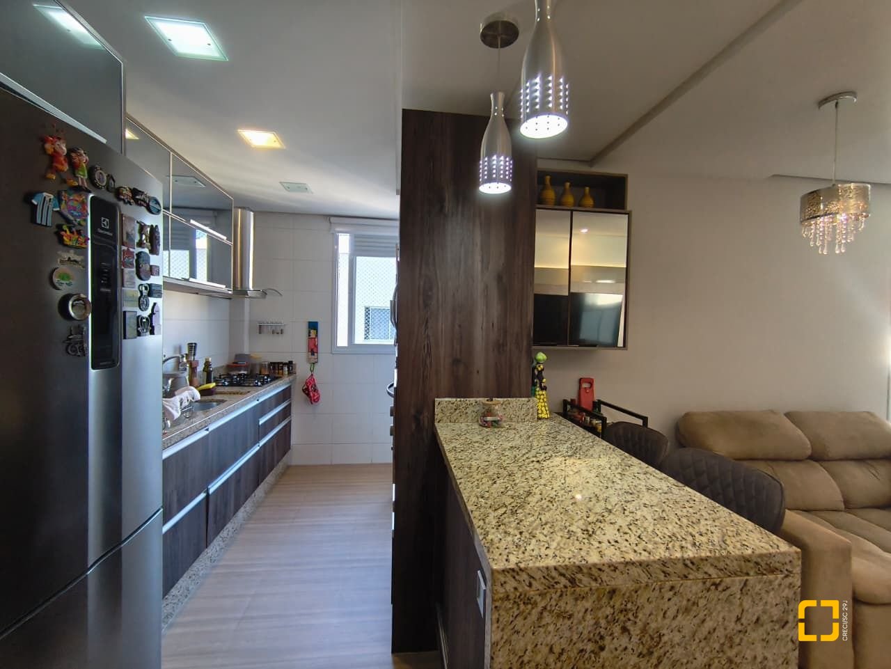 Apartamento com 65m², 3 quartos (sendo 1 suíte), 1 garagem, no bairro Trindade em Florianópolis