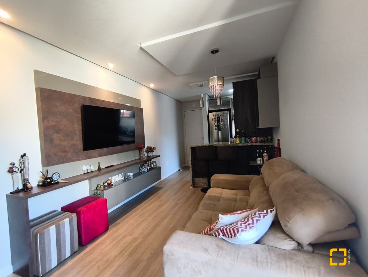 Apartamento com 65m², 3 quartos (sendo 1 suíte), 1 garagem, no bairro Trindade em Florianópolis