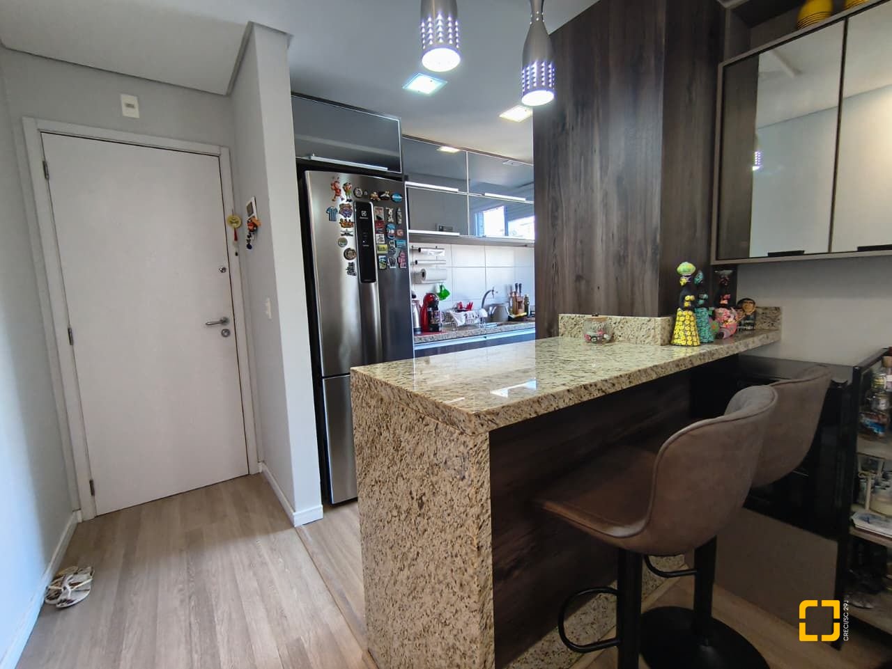 Apartamento com 65m², 3 quartos (sendo 1 suíte), 1 garagem, no bairro Trindade em Florianópolis