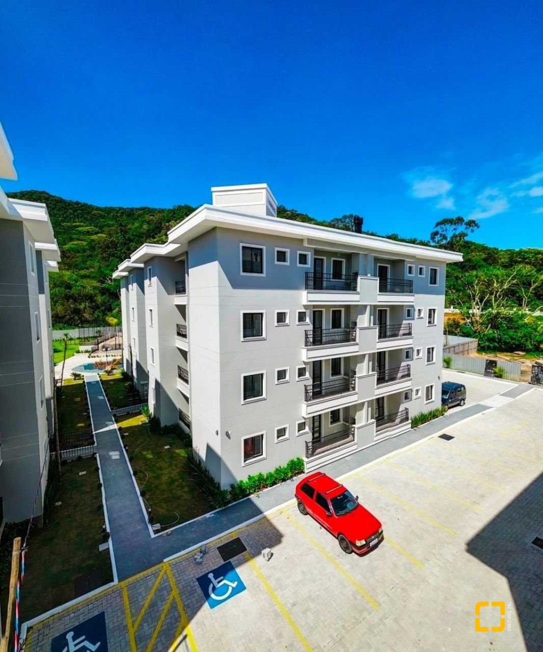 Apartamento com 69m², 3 quartos (sendo 1 suíte), 1 garagem, no bairro Vargem do Bom Jesus em Florianópolis
