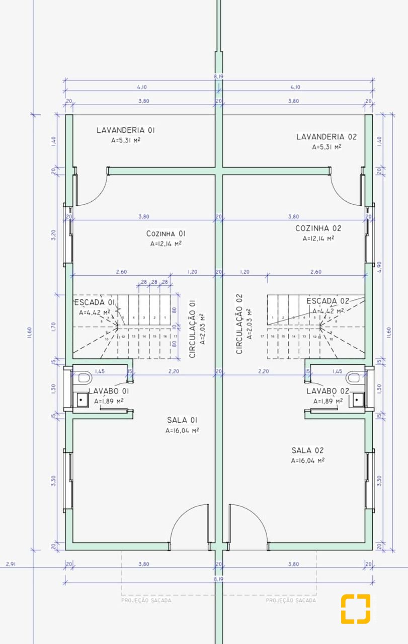 Casa com 107m², 4 quartos (sendo 2 suítes), 1 garagem, no bairro Rio Vermelho em Florianópolis