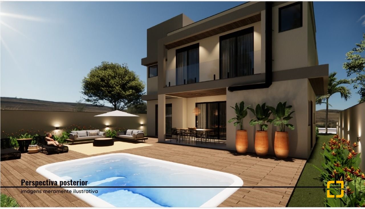 Casa de Condomínio com 238m², 3 quartos (sendo 3 suítes), 2 garagens, no bairro São João do Rio Vermelho em Florianópolis