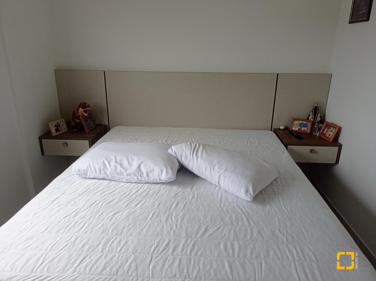 Apartamento com 65m², 2 quartos (sendo 1 suíte), 2 garagens, no bairro Cidade Universitaria Pedra Branca em Palhoça