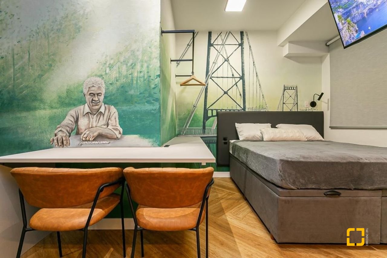 Apartamento com 20m², 1 quarto, no bairro Centro em Florianópolis