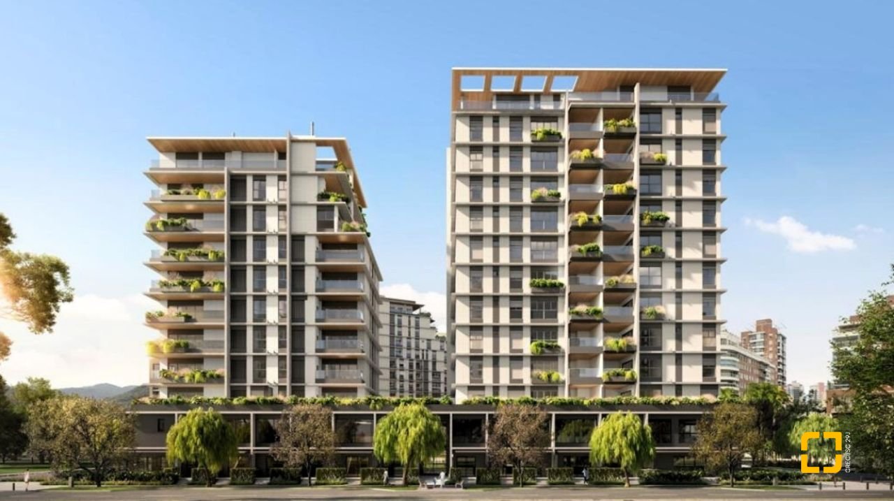 Apartamento com 71m², 3 quartos (sendo 1 suíte), 1 garagem, no bairro Pedra Branca em Palhoça