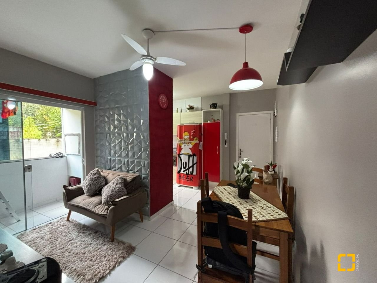 Apartamento com 59m², 3 quartos, 1 garagem, no bairro Potecas em São José