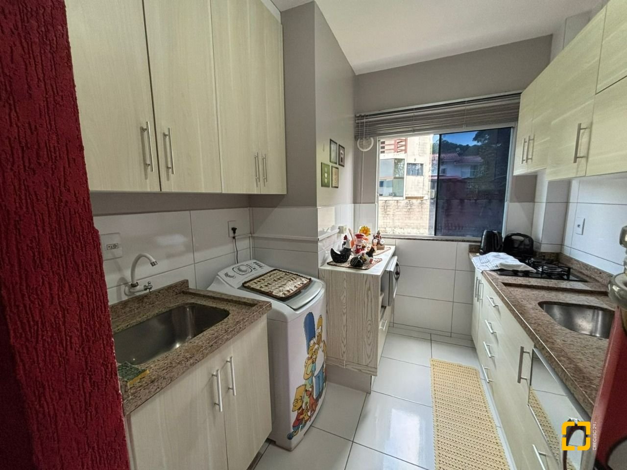 Apartamento com 59m², 3 quartos, 1 garagem, no bairro Potecas em São José