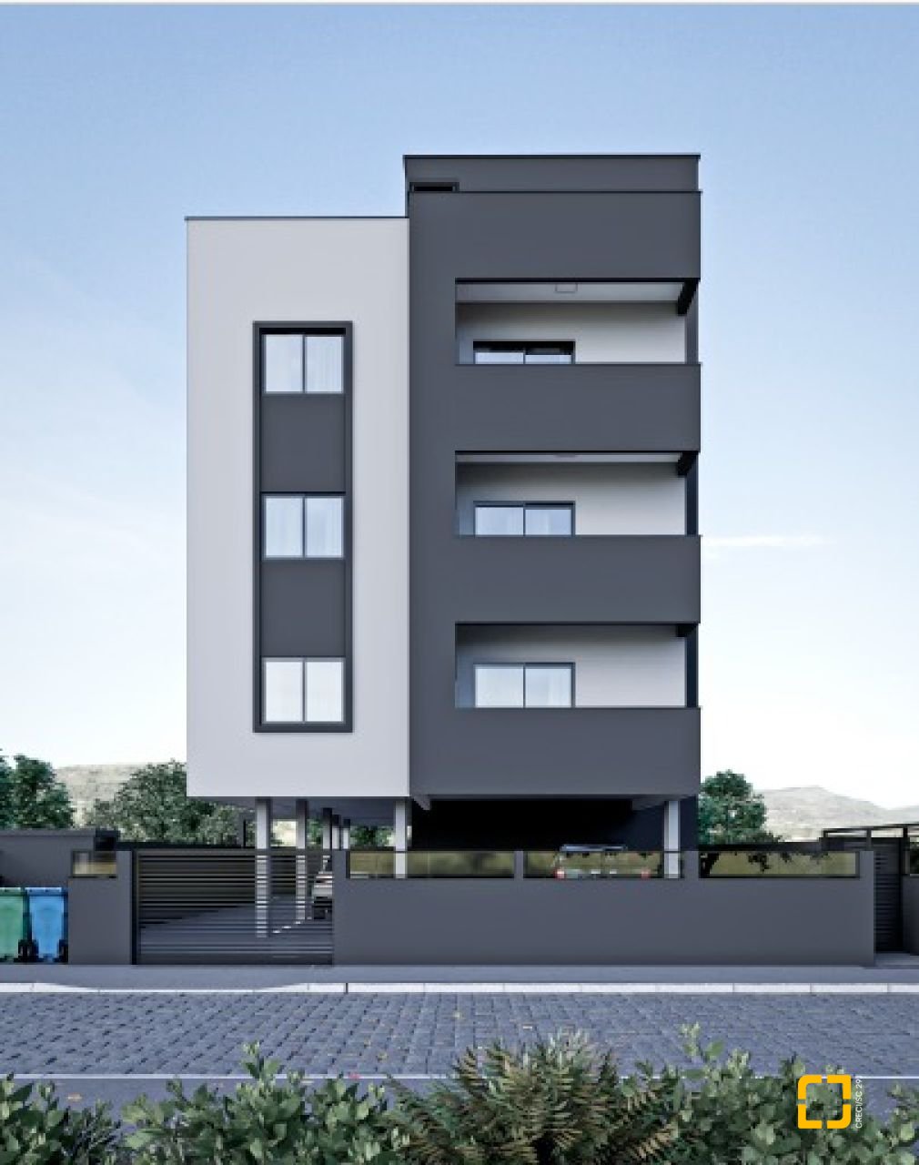 Apartamento com 57m², 2 quartos, 1 garagem, no bairro Serraria em São José