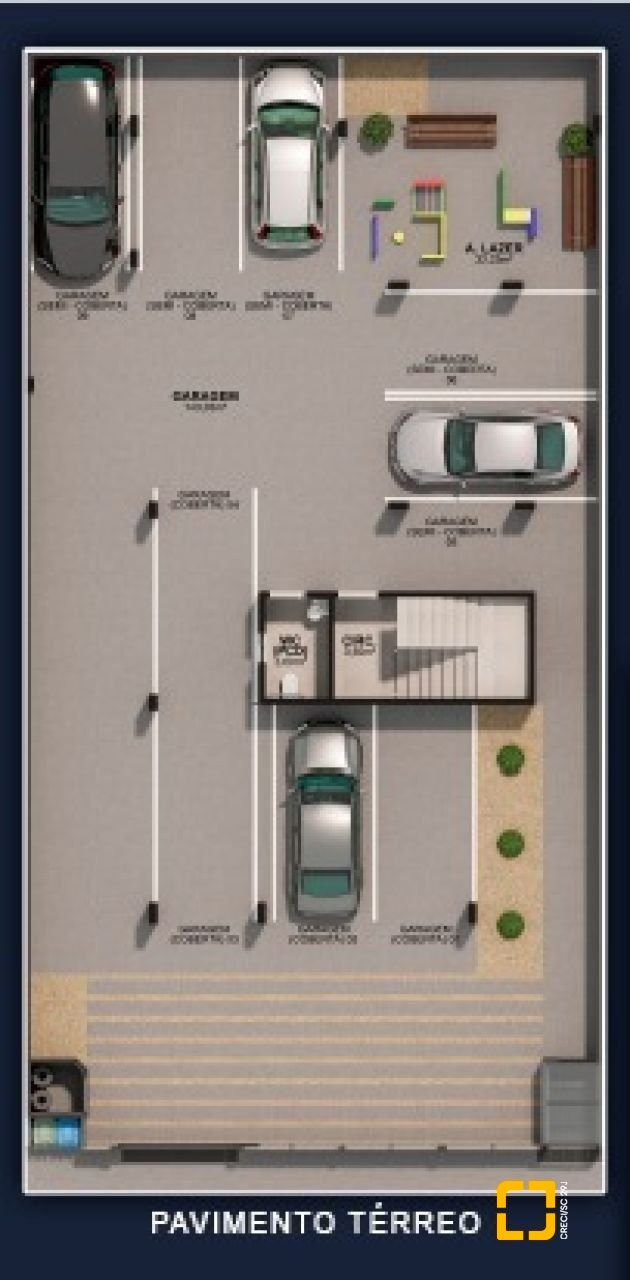Apartamento com 71m², 2 quartos (sendo 1 suíte), 1 garagem, no bairro Serraria em São José