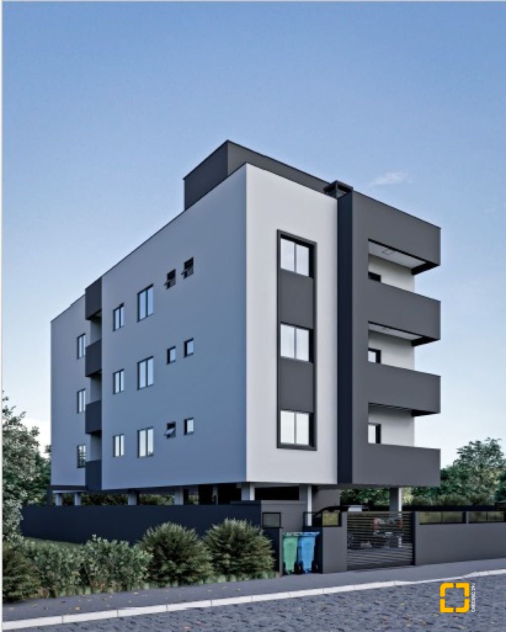 Apartamento com 69m², 2 quartos, 1 garagem, no bairro Serraria em São José