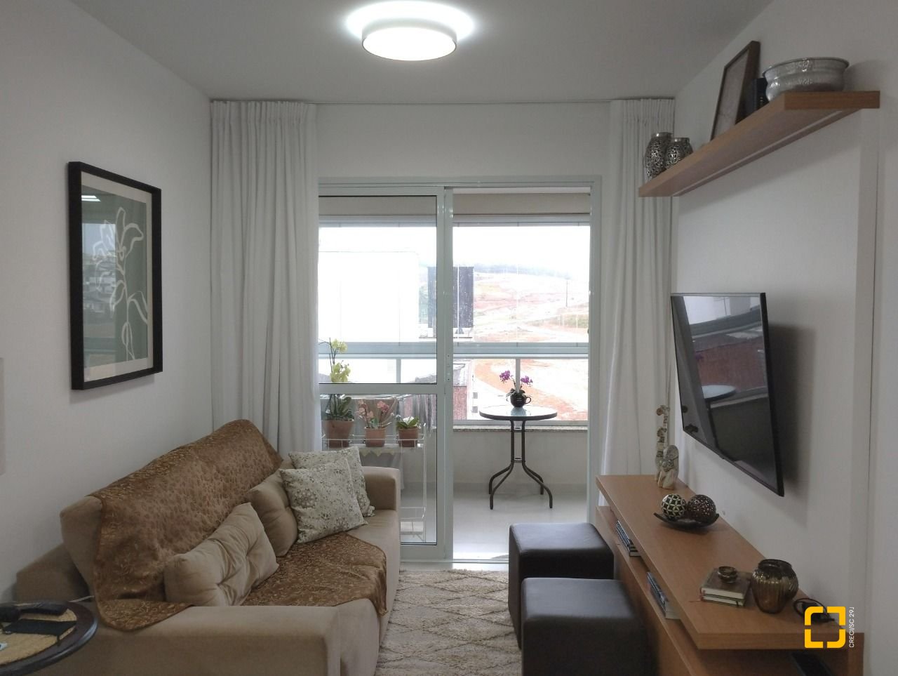 Apartamento com 72m², 3 quartos (sendo 1 suíte), 1 garagem, no bairro Pedra Branca em Palhoça