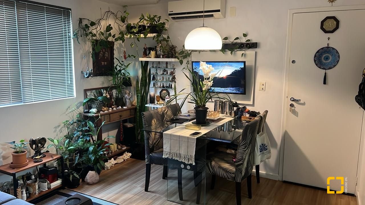 Apartamento com 52m², 2 quartos, 1 garagem, no bairro Itacorubi em Florianópolis