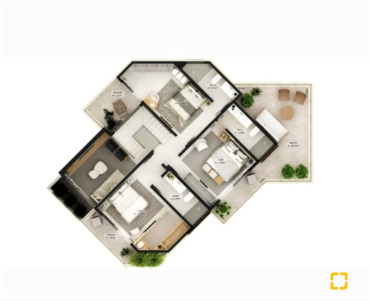 Casa com 302m², 4 quartos (sendo 4 suítes), 3 garagens, no bairro Cacupe em Florianópolis