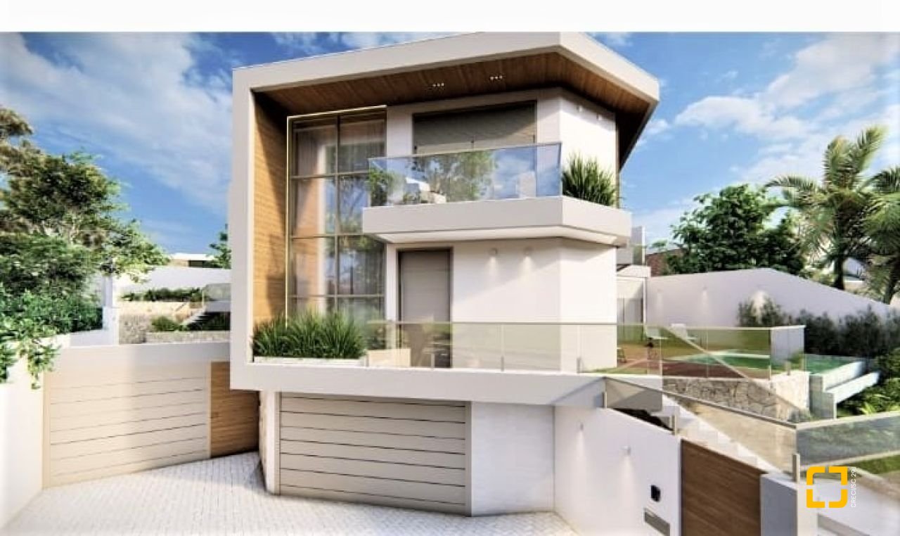 Casa com 302m², 4 quartos (sendo 4 suítes), 3 garagens, no bairro Cacupe em Florianópolis