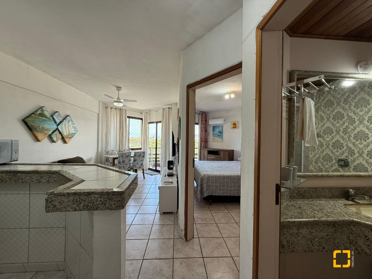 Apartamento com 63m², 1 quarto, 1 garagem, no bairro Ingleses em Florianópolis