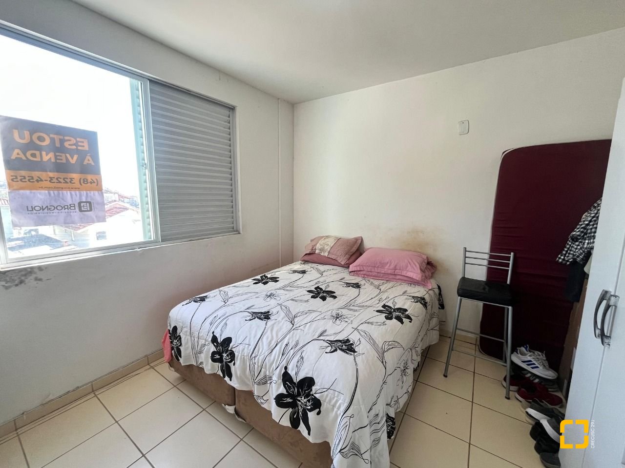Apartamento com 58m², 2 quartos, 1 garagem, no bairro Ipiranga em São José