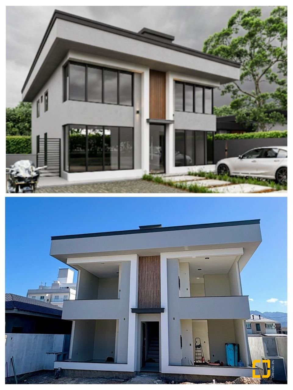 Casa com 63m², 2 quartos (sendo 1 suíte), 1 garagem, no bairro Nova Palhoça em Palhoça