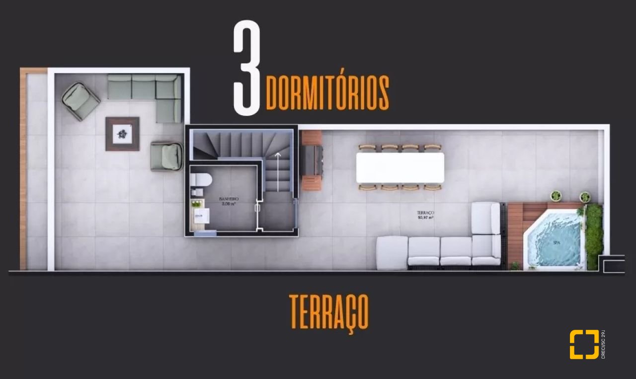 Casa com 210m², 3 quartos (sendo 1 suíte), 2 garagens, no bairro Vargem Pequena em Florianópolis
