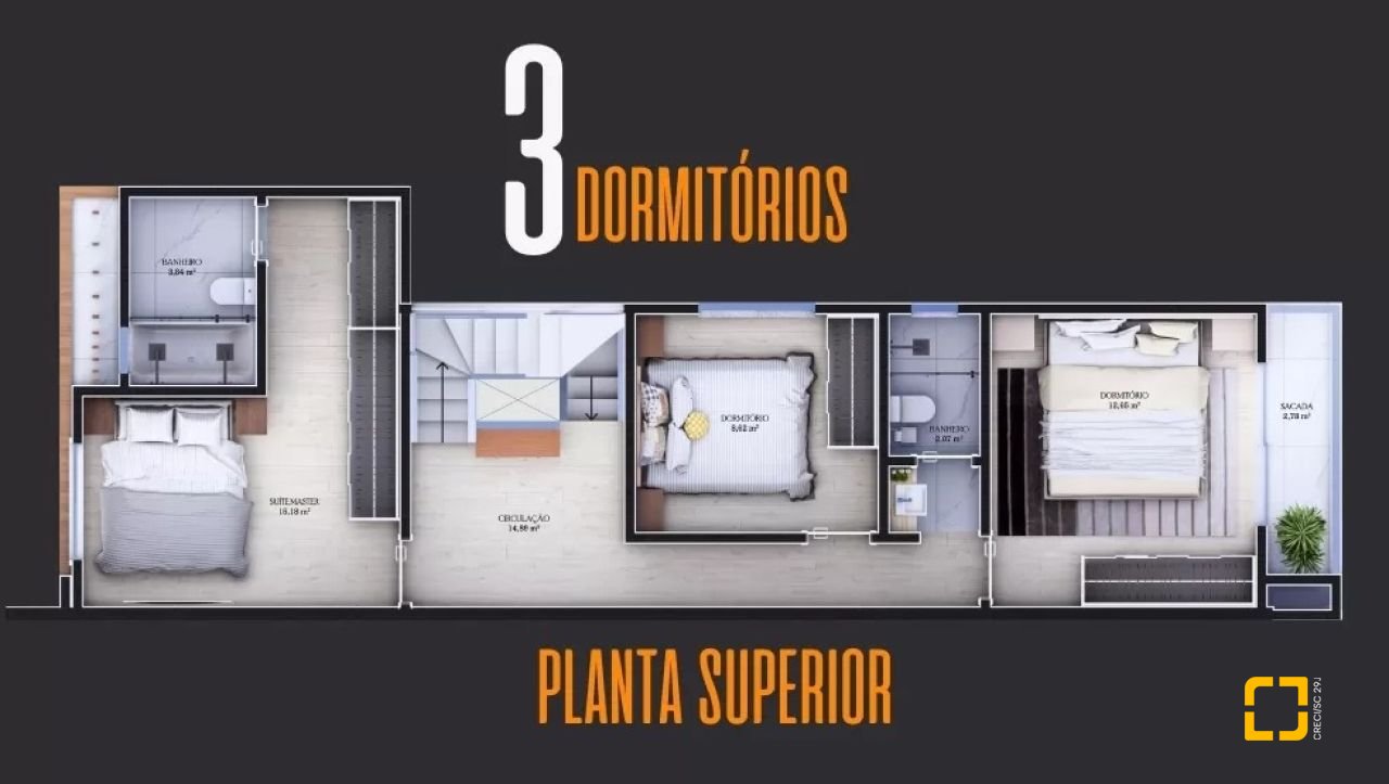 Casa com 210m², 3 quartos (sendo 1 suíte), 1 garagem, no bairro Vargem Pequena em Florianópolis