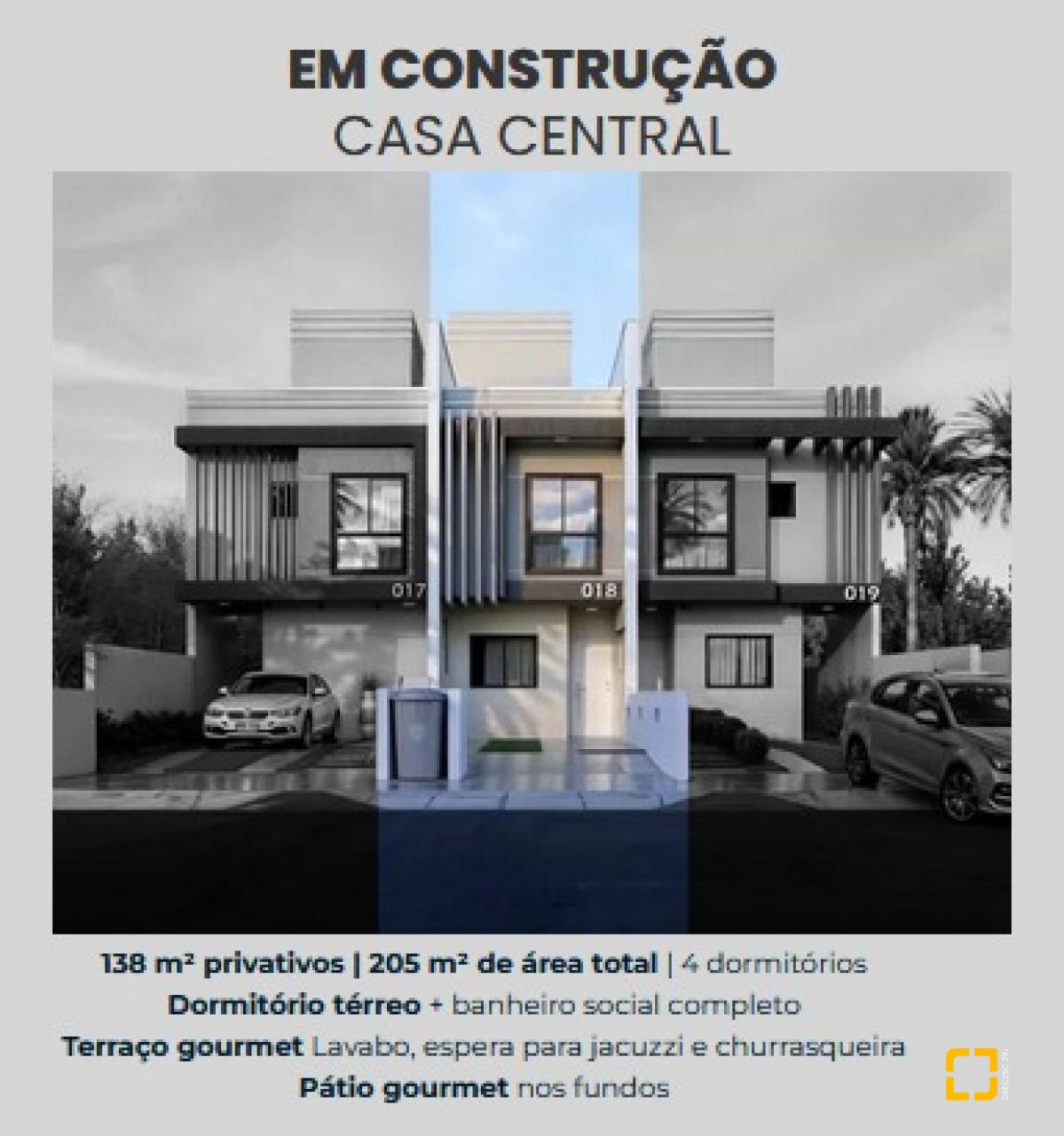 Casa com 210m², 3 quartos (sendo 1 suíte), 1 garagem, no bairro Vargem Pequena em Florianópolis