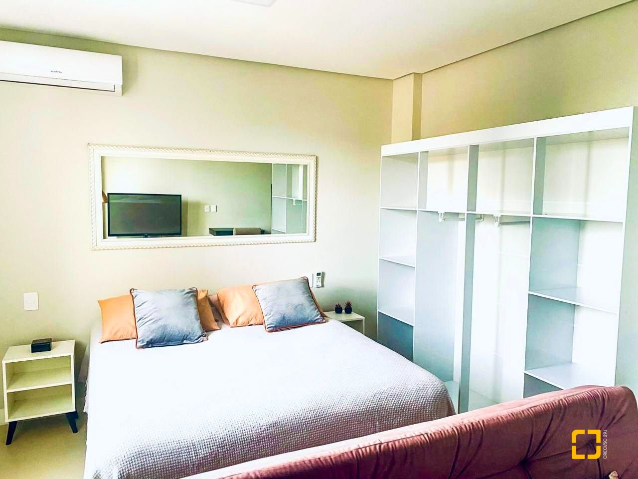 Studio com 39m², 1 quarto, 1 garagem, no bairro Centro em Florianópolis