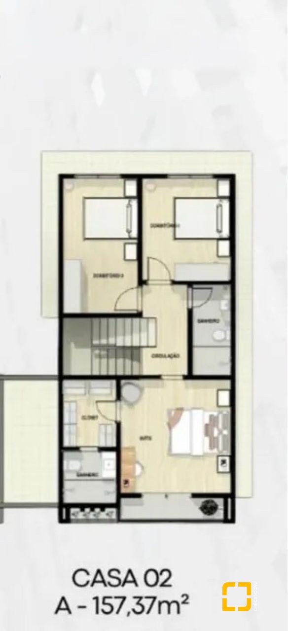 Casa com 157m², 4 quartos (sendo 1 suíte), 1 garagem, no bairro Rio Vermelho em Florianópolis
