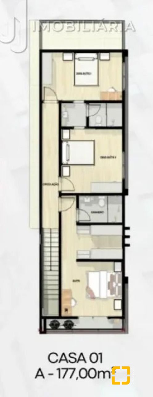 Casa com 177m², 6 quartos (sendo 3 suítes), 2 garagens, no bairro Rio Vermelho em Florianópolis