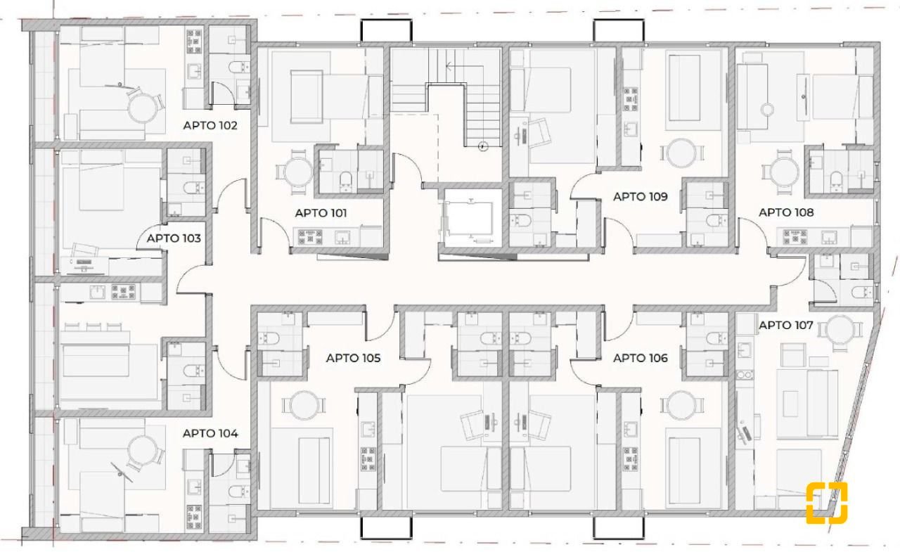 Studio com 29m², 1 quarto, 1 garagem, no bairro Centro em Florianópolis