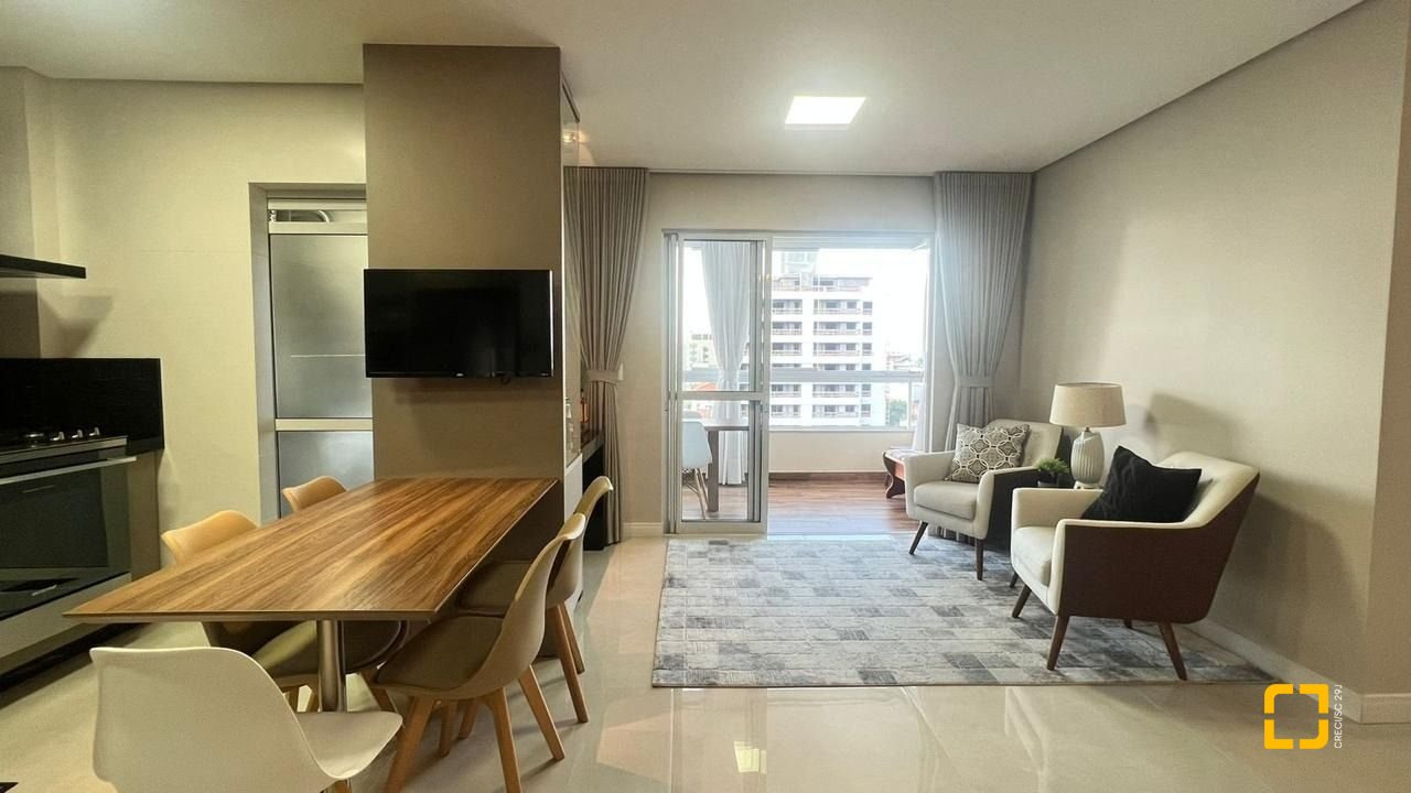 Apartamento com 119m², 2 quartos (sendo 1 suíte), 2 garagens, no bairro Nossa Senhora do Rosário em São José