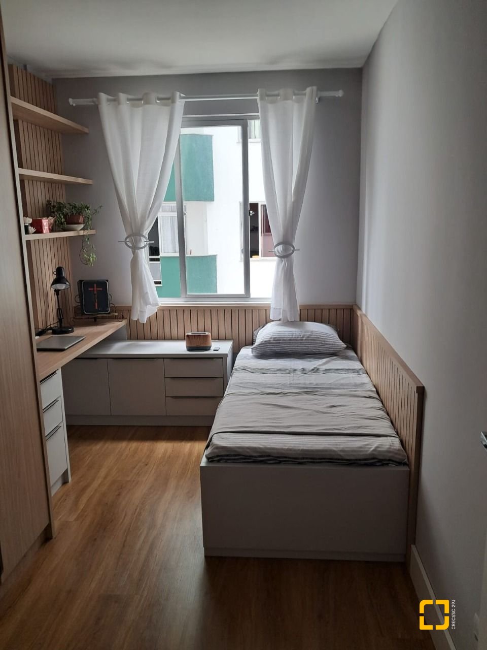 Apartamento com 63m², 2 quartos, no bairro Praia Comprida em São José