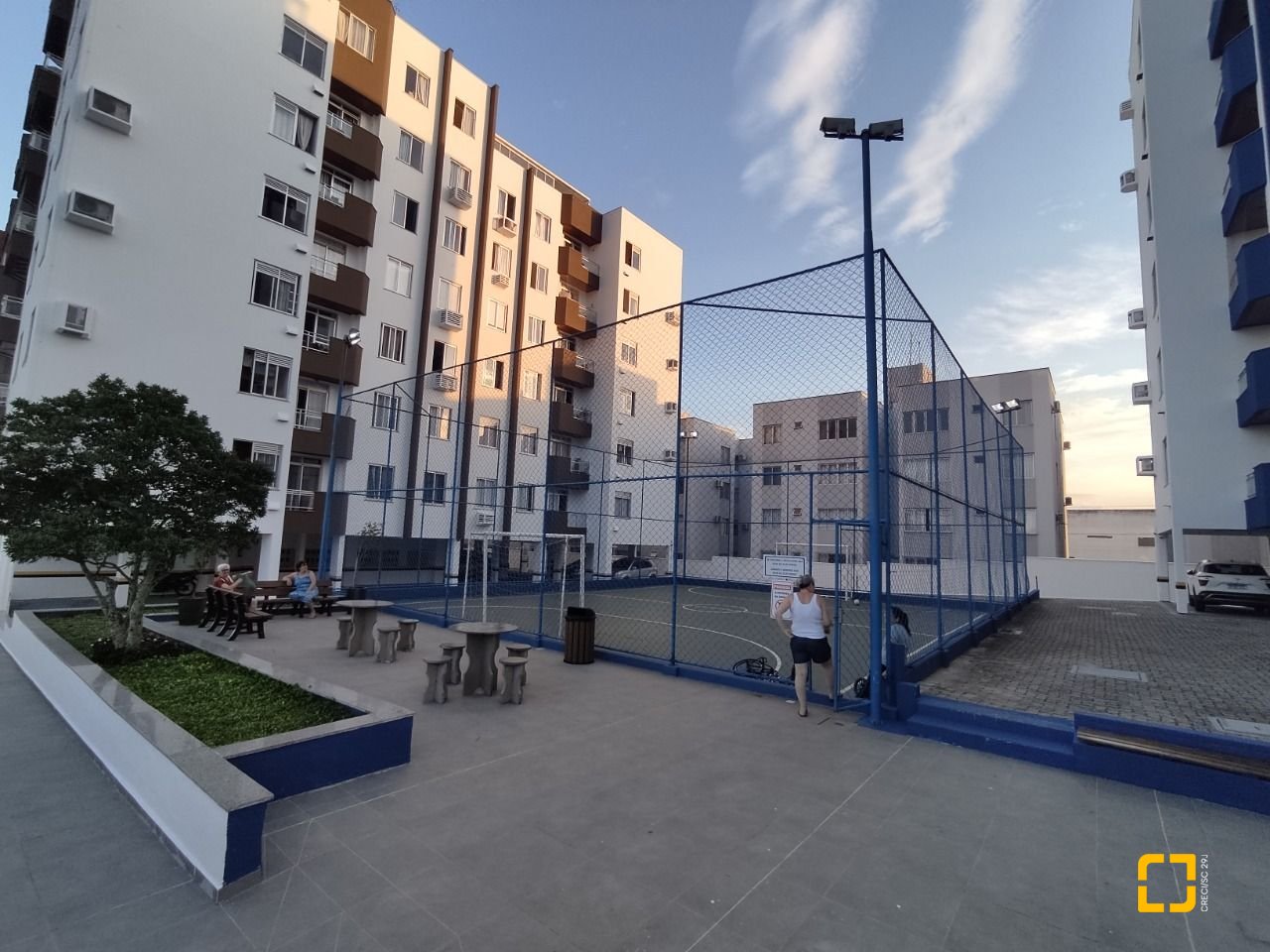 Apartamento com 63m², 2 quartos, no bairro Praia Comprida em São José