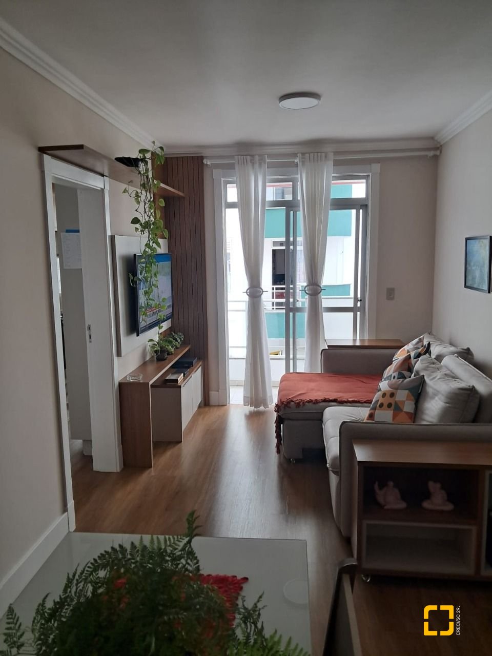 Apartamento com 63m², 2 quartos, no bairro Praia Comprida em São José