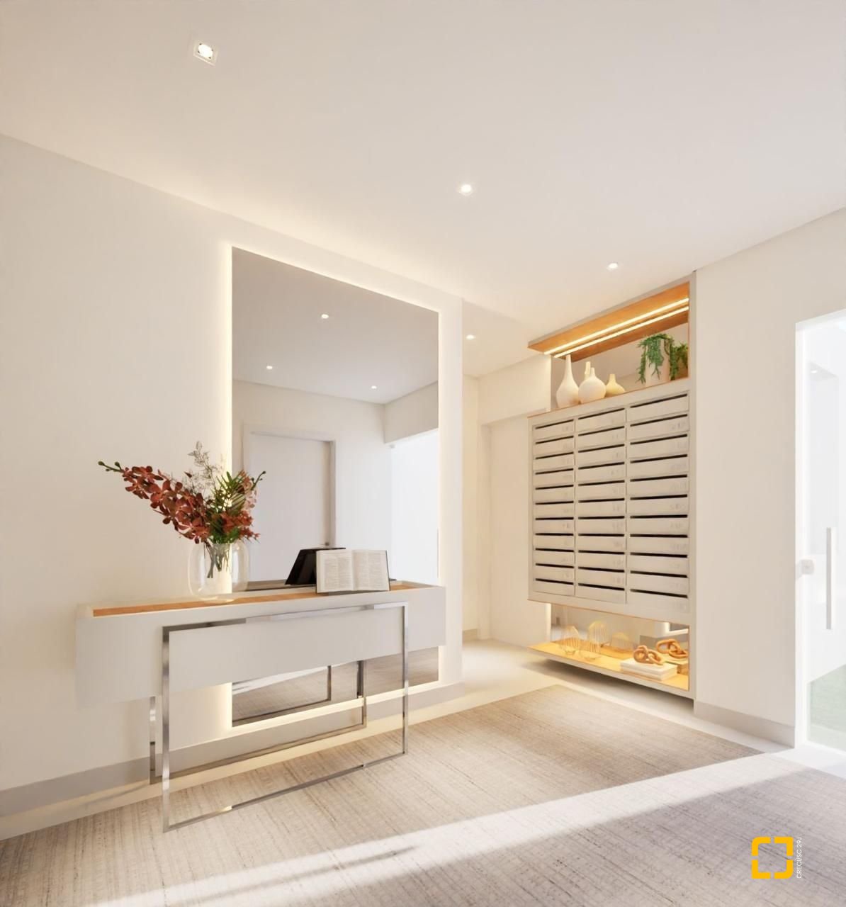 Apartamento com 59m², 2 quartos, 1 garagem, no bairro Areias em São José