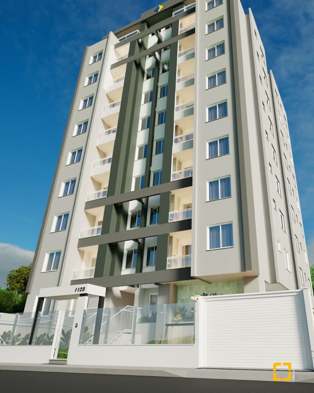 Apartamento com 59m², 2 quartos, 1 garagem, no bairro Areias em São José