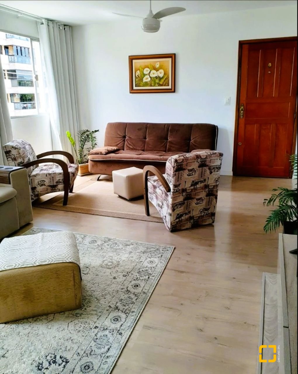 Apartamento com 108m², 3 quartos (sendo 1 suíte), 1 garagem, no bairro Abraão em Florianópolis