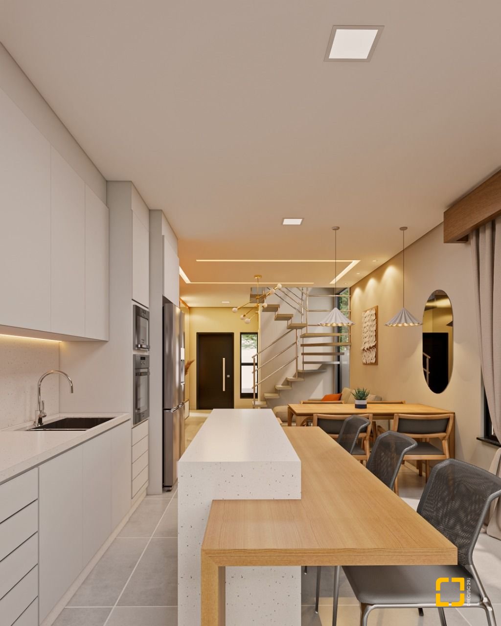 Casa de Condomínio com 115m², 3 quartos (sendo 1 suíte), 1 garagem, no bairro Vargem do Bom Jesus em Florianópolis