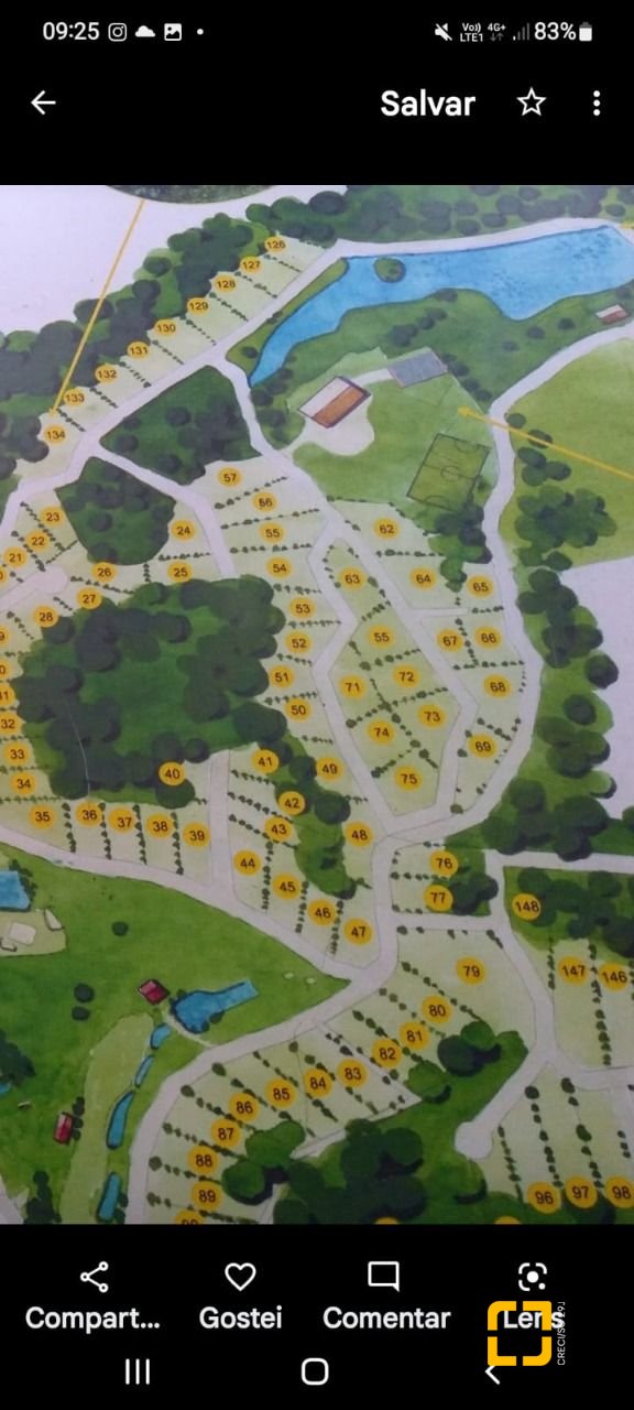 Terreno com 1301m², no bairro Vargedo em Rancho Queimado