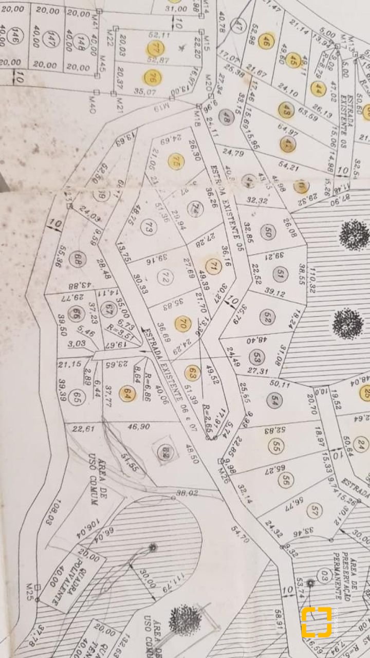 Terreno com 1301m², no bairro Vargedo em Rancho Queimado
