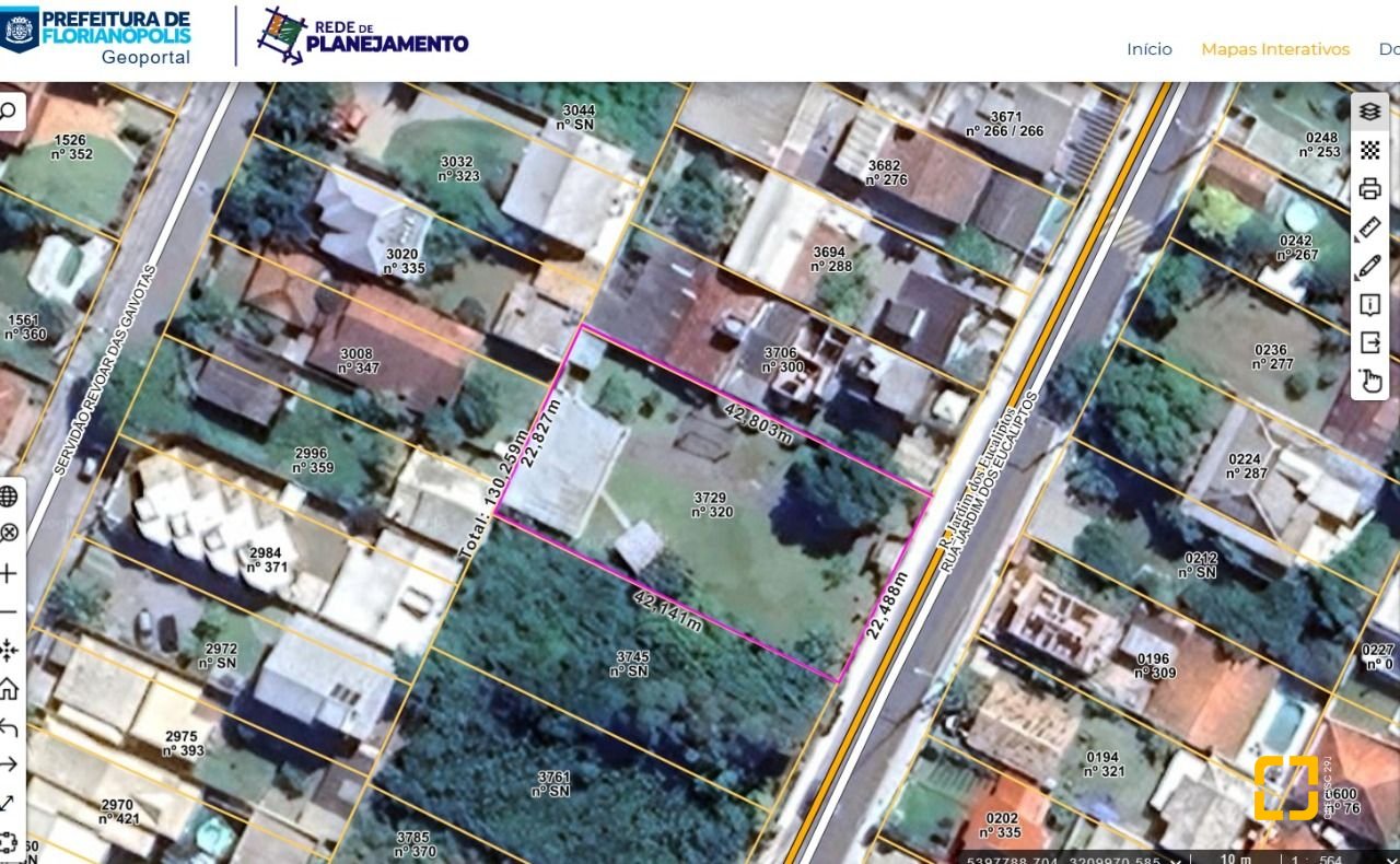 Terreno com 960m², no bairro Campeche Central em Florianópolis