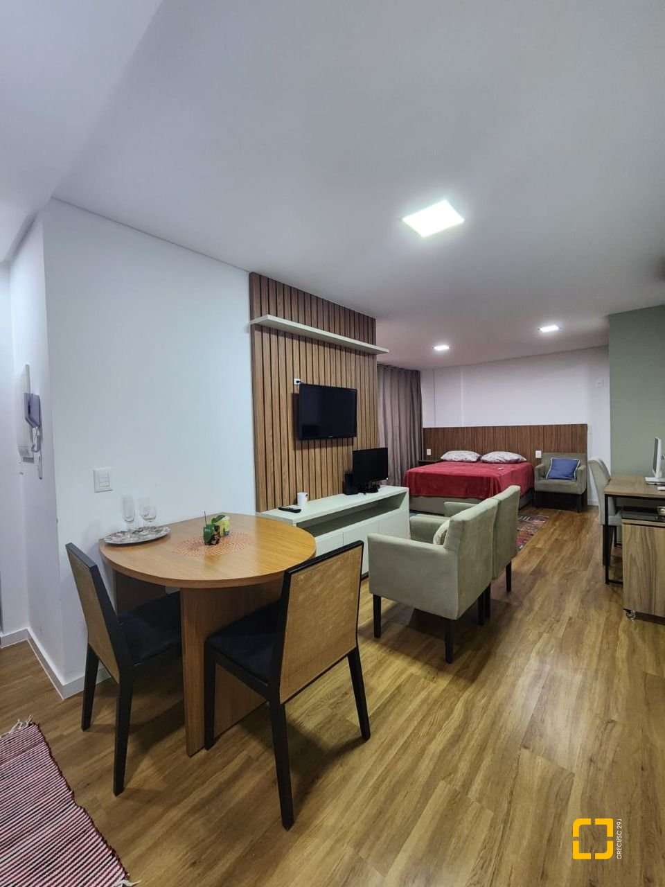 Studio com 35m², 1 quarto, 1 garagem, no bairro Saco dos Limões em Florianópolis