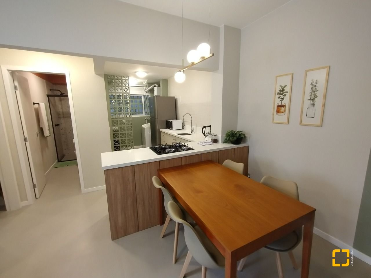 Apartamento com 51m², 1 quarto, 1 garagem, no bairro Centro em Florianópolis
