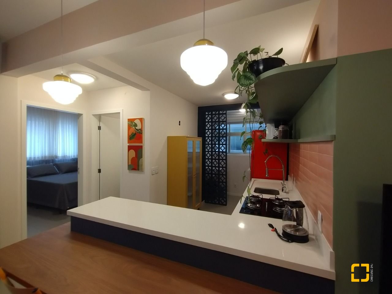 Apartamento com 47m², 1 quarto, 1 garagem, no bairro Centro em Florianópolis