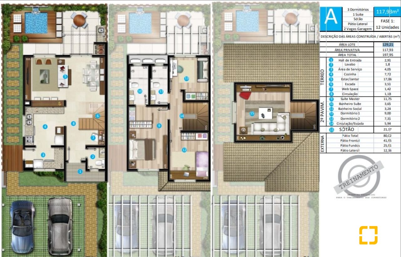 Casa de Condomínio com 117m², 4 quartos (sendo 1 suíte), 2 garagens, no bairro Lagoa da Conceição em Florianópolis