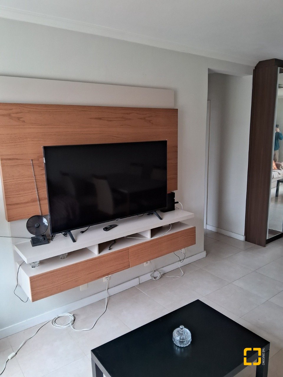 Apartamento com 57m², 2 quartos, 1 garagem, no bairro Carvoeira em Florianópolis