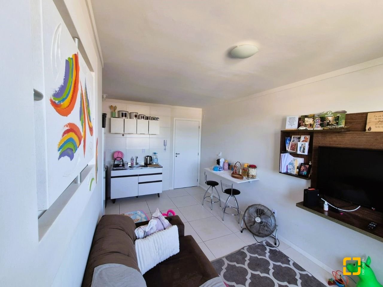 Apartamento com 48m², 2 quartos, 1 garagem, no bairro Sertão do Maruim em São José